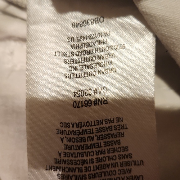 ❤️ FREE PEOPLE HIGH RISE CROP FLARE JEANS - BLUE WHITE INDIGO SKIES IKAT PRINT 6 - Picture 10 of 13